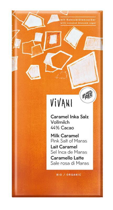 Chocolade melk caramel pink salt of Maras bio