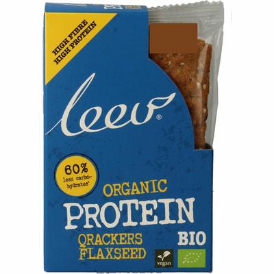 Leev Low carb qrackers proteine & lijnzaad bio