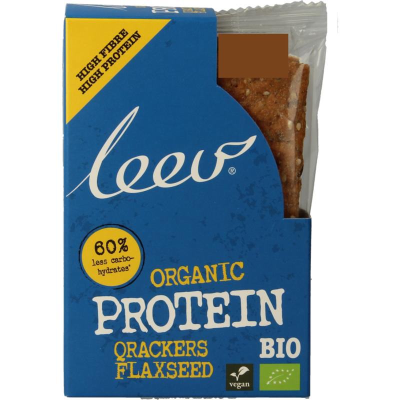 Low carb qrackers proteine & lijnzaad bio Low carb qrackers proteine & lijnzaad bio