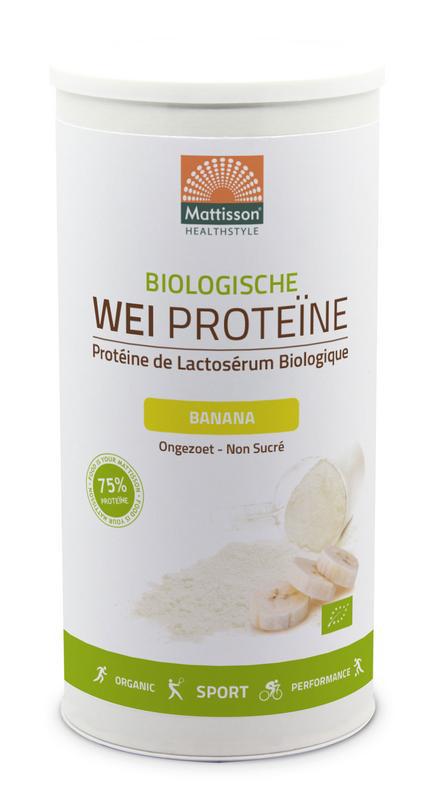 Wei whey proteine banaan 75% bio