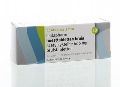 Leidapharm leida hoest acetylcys 600mg br 10s