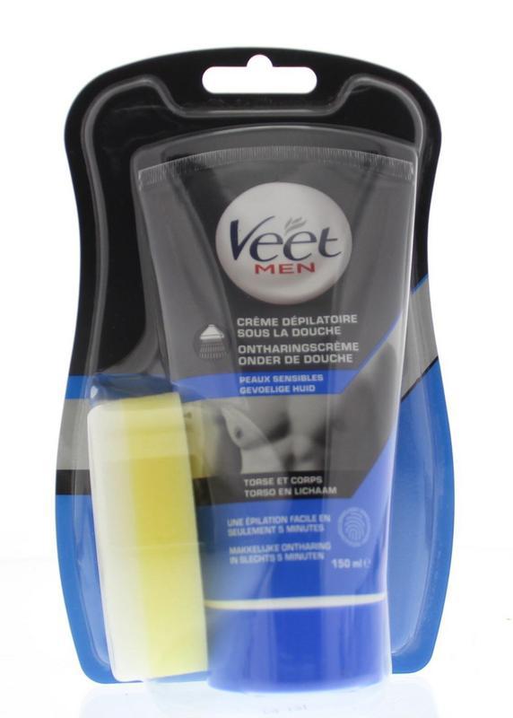 Men ontharingscreme douche sensitive