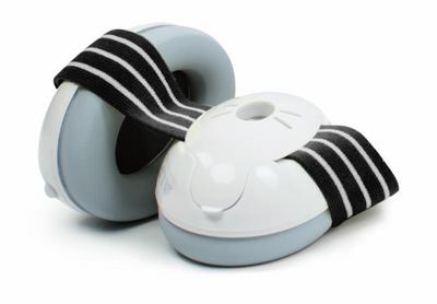 Alpine Muffy baby zwart/wit oorkap