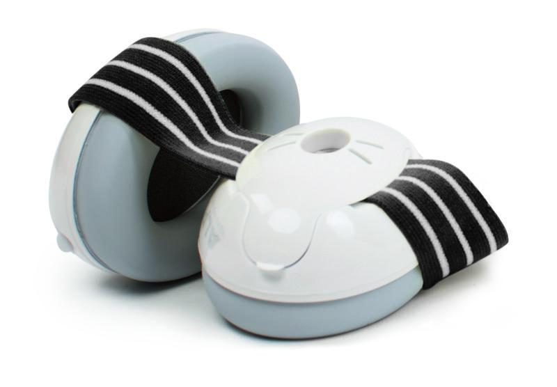 Muffy baby zwart/wit oorkap