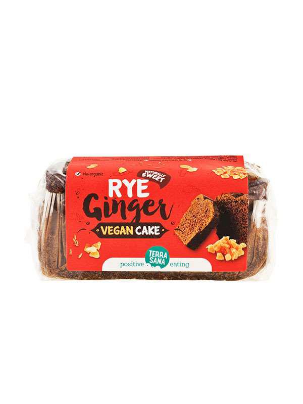 Vegan cake rogge & gember bio