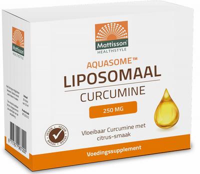 Mattisson Aquasome curcumine 250 mg liposomaal Mattisson Aquasome curcumine 250 mg liposomaal