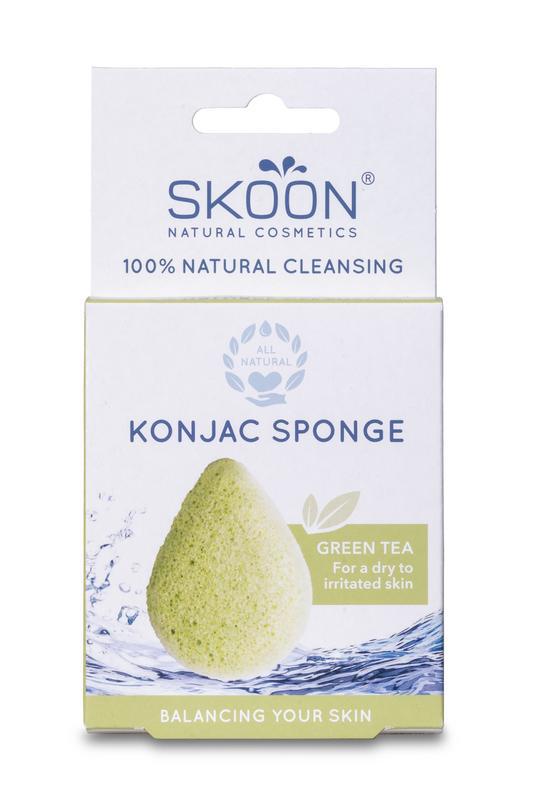Konjac spons green tea bio