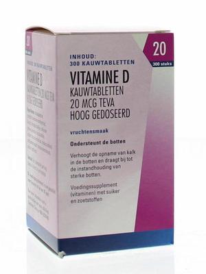 Teva Vitamine D 20 mcg 800IE