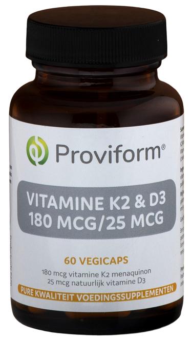 Vitamine K2 180mcg & D3 25mcg