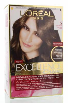 L'Oreal Paris excellence 5 lichtbruin # 1set