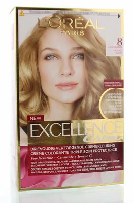 L'Oreal Paris excellence 8 lichtblond # 1set