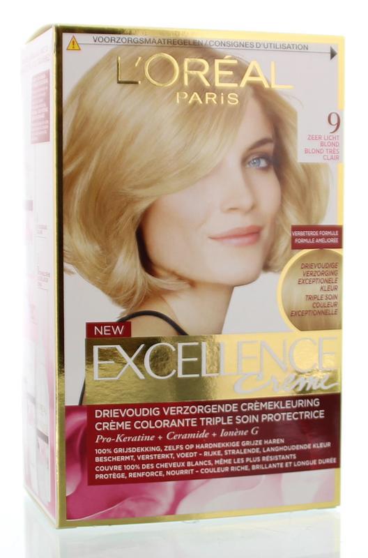 excellence 9 zeer lichtblond # 1set