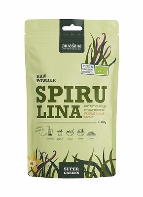 Purasana Spirulina granules met vanille bio