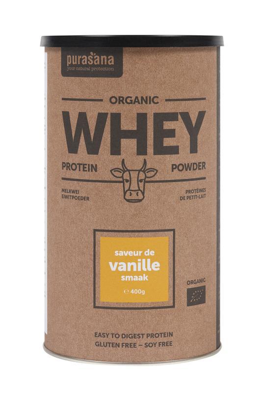 Whey proteine - vanille bio