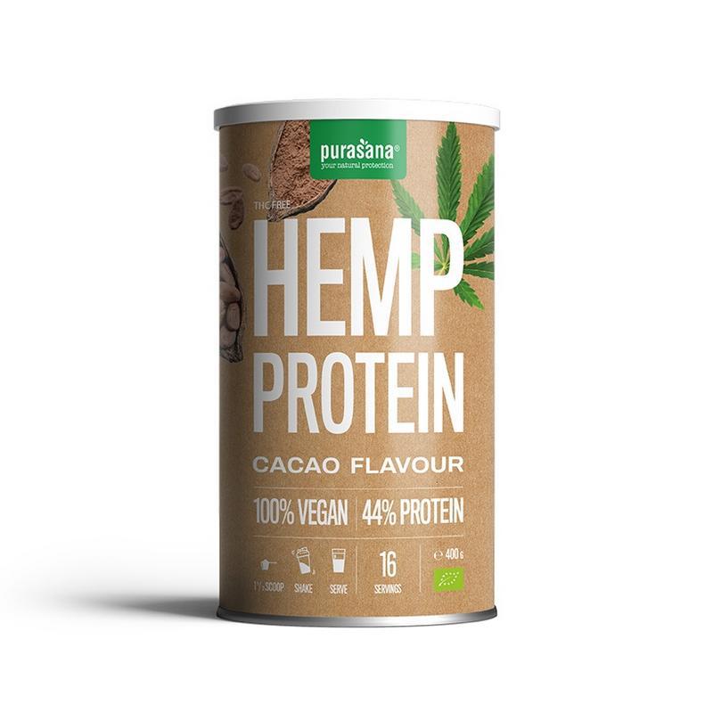Proteine hennep cacao vegan bio