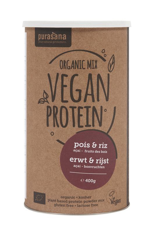 Proteine erwt & rijst - acai bosvruchten vegan bio