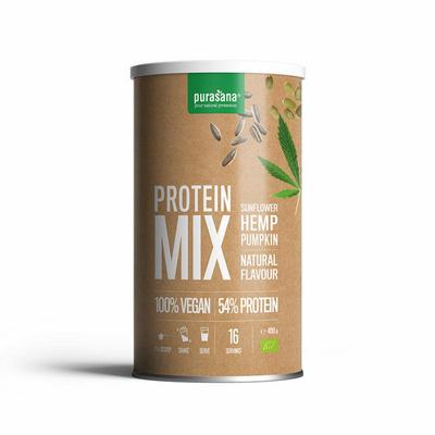 Purasana Proteine zonnebloem hennep pompoen vegan bio