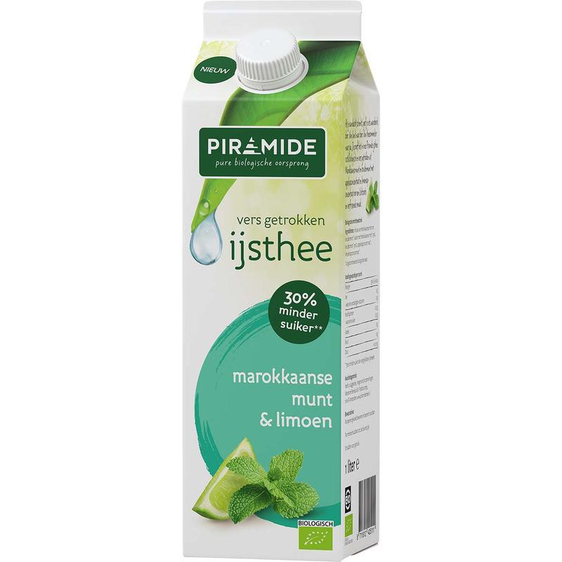 IJsthee marokkaans munt & limoen
