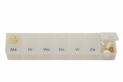 Able 2 Pillendoos 1 week transparant NL