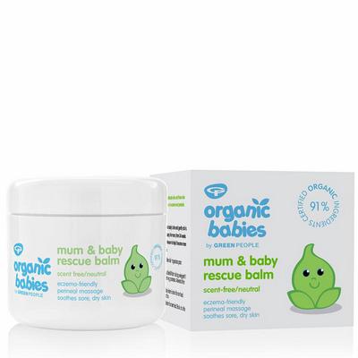 Green People Organic babies mum & baby rescue balm scent free