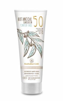Australian Gold Botanical tinted face SPF50 fair-light