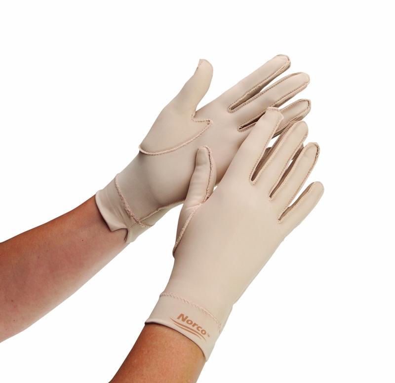 Edema glove full finger wrist length small left Broeders