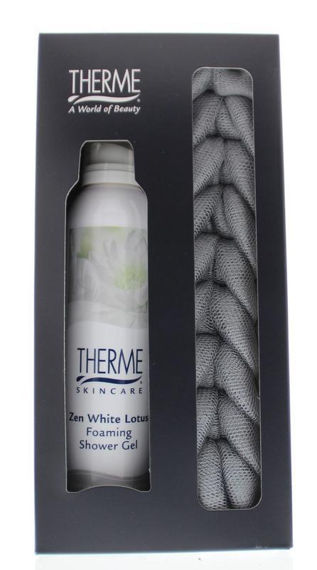 Geschenkverpakking Zen white lotus shower foam