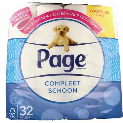 Page Toiletpapier origineel schoon