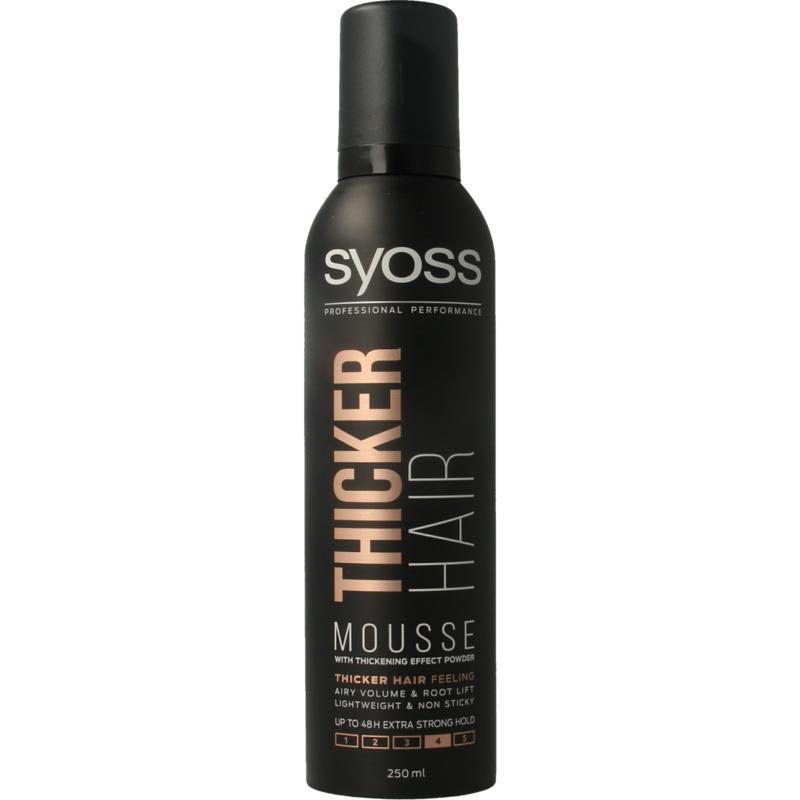 Mousse thicker hair
