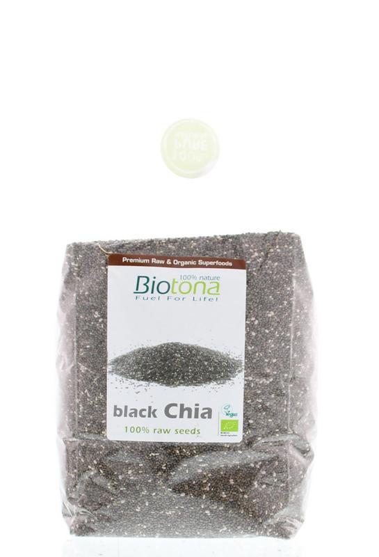 Black chia raw seeds bio
