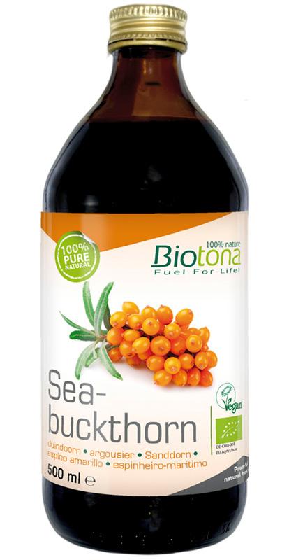 Seabuckthorn juice bio