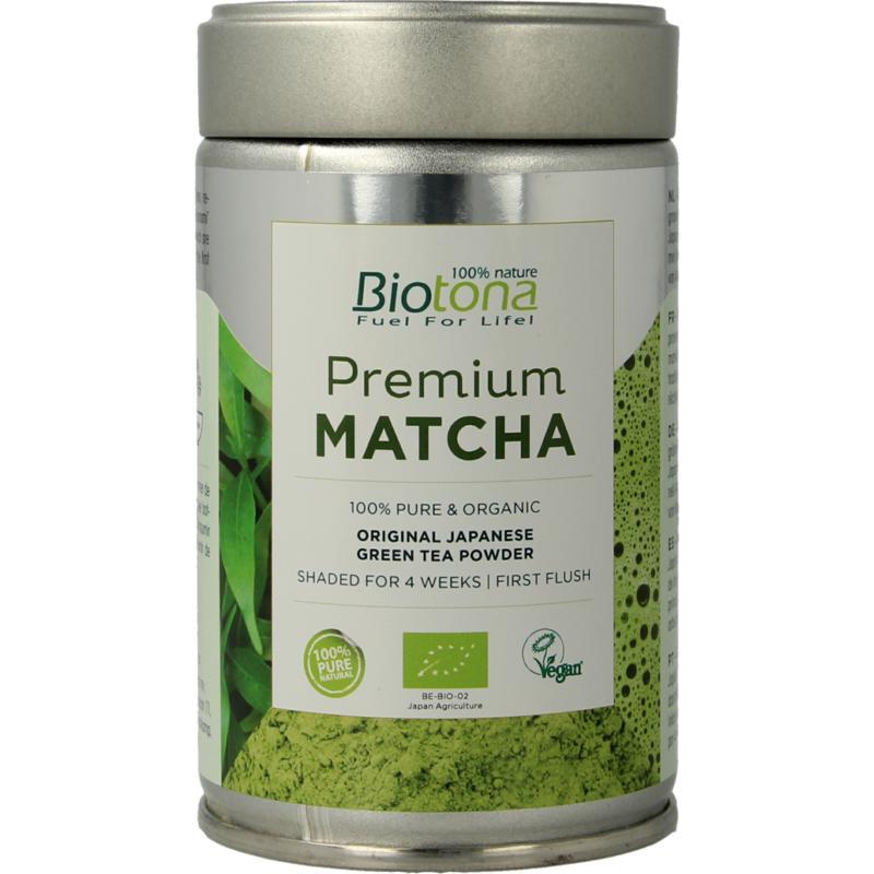 Premium matcha tea bio
