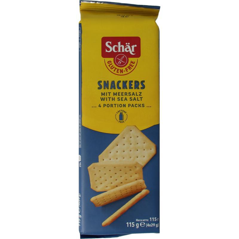 Snackers hartige koek glutenvrij