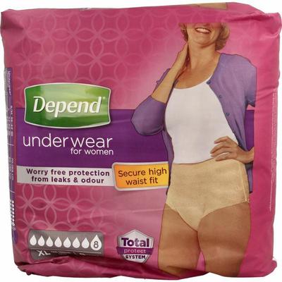 Depend Pants female super maat XL