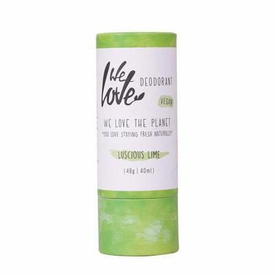 WE LOVE THE PLANET 100% Natural deodorant stick luscious lime