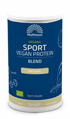 Mattisson Organic sport vegan protein blend natural