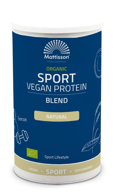 Organic sport vegan protein blend natural