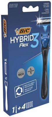 BIC Flex 3 hybrid shaver leaf bl 4