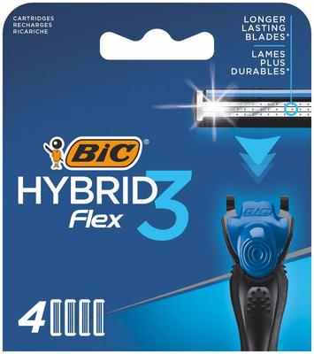 BIC Flex 3 hybrid shaver cartridges bl 4