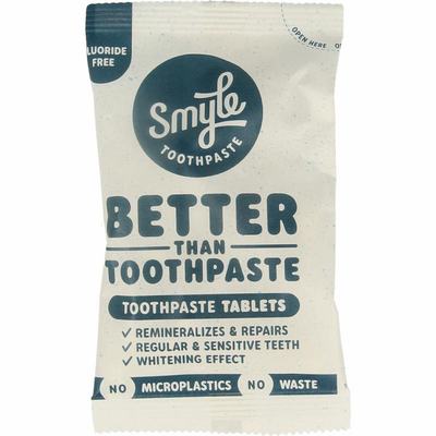 Smyle Tandpasta tabletten zonder fluoride navul Smyle Tandpasta tabletten zonder fluoride navul