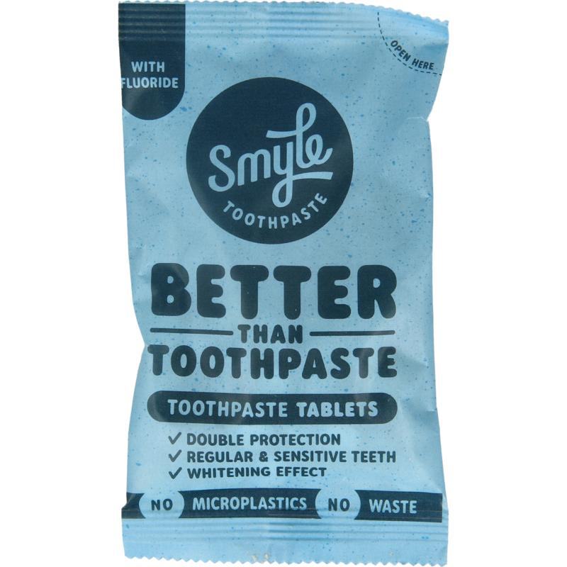 Tandpasta tabletten met fluoride navul Tandpasta tabletten met fluoride navul