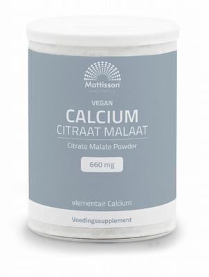 Mattisson Calcium citraat malaat poeder vegan Mattisson Calcium citraat malaat poeder vegan