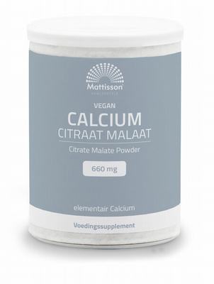 Mattisson Calcium citraat malaat poeder vegan Mattisson Calcium citraat malaat poeder vegan