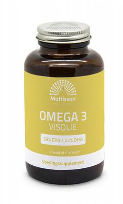 Mattisson FOS omega 3 visolie EPA 33% / DHA 22% Mattisson FOS omega 3 visolie EPA 33% / DHA 22%