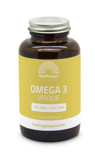 FOS omega 3 visolie EPA 33% / DHA 22%