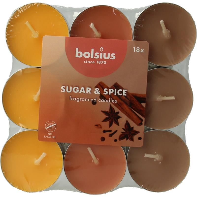 Geurtheelicht multi colour brick 18 sugar & spice