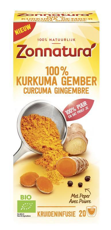 Kurkuma gember 100% thee bio
