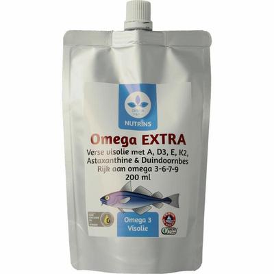 NUTRINS omega 3 extra visolie 200ml