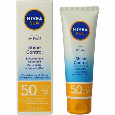Nivea Sun uv face shine control SPF50