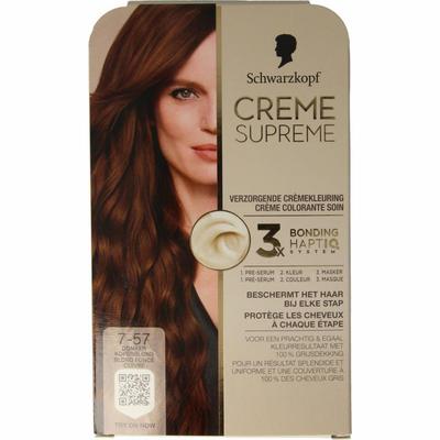 Schwarzkopf Creme supreme 7-57 donker blond